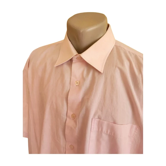 Verse rózsaszín rövid ujjú férfi ing