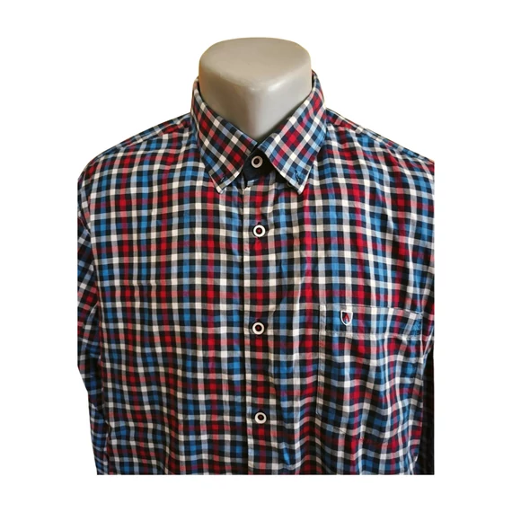 Armas kék kockás férfi ing