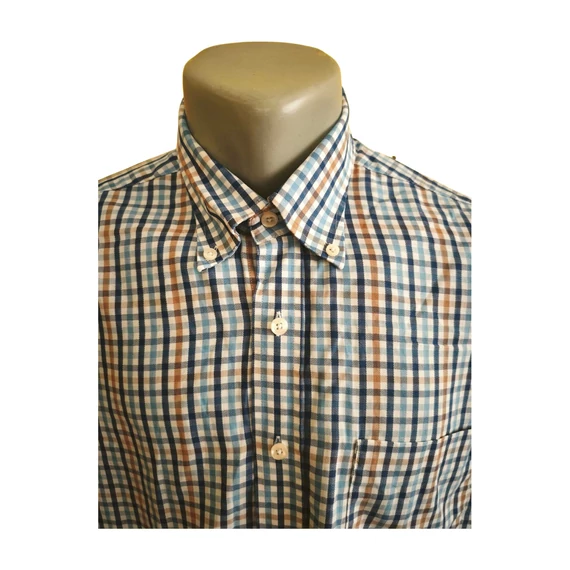 Gilberto kék kockás férfi ing