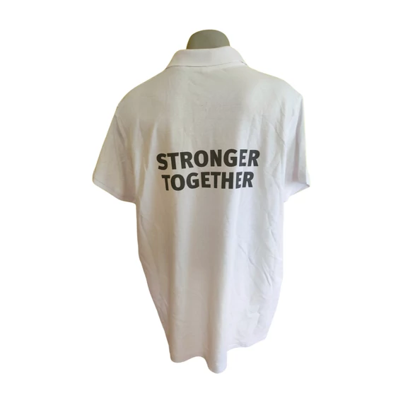 Roly fehér galléros férfi póló (méret: XXL)