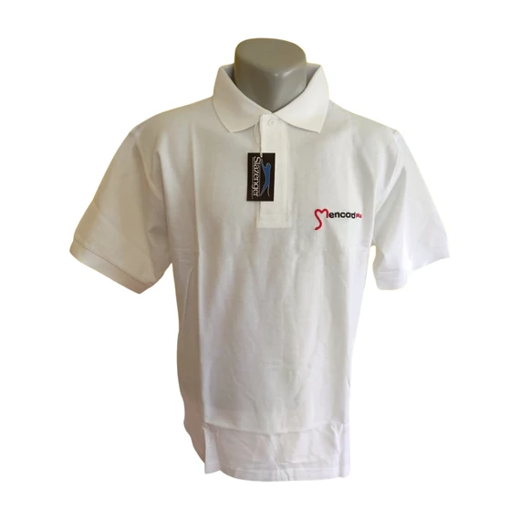 Slazenger fehér galléros férfi póló