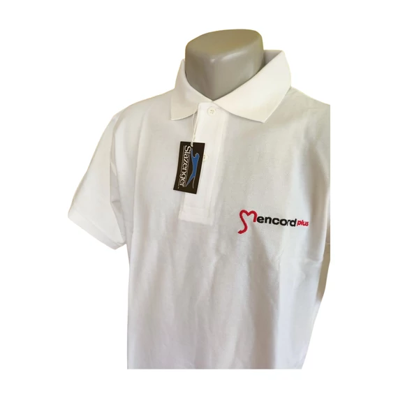 Slazenger fehér galléros férfi póló ÚJ (méret: M)