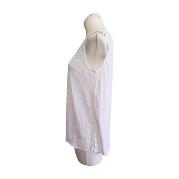 Street One fehér ujjatlan női felső 