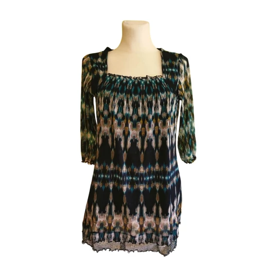 Tom Tailor sötétkék mintás női tunika