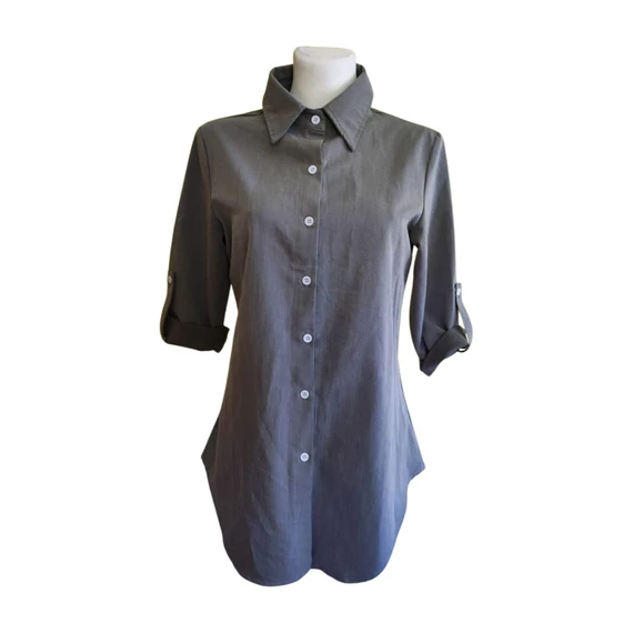 Shein szürke női blúz