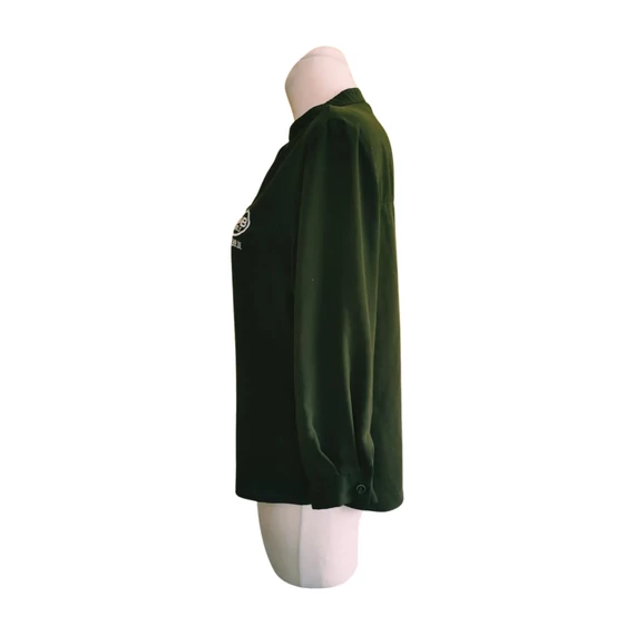 Taali sötétzöld női blúz 