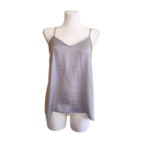 Amisu ezüst színű ujjatlan női felső 