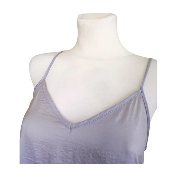 Amisu ezüst színű ujjatlan női felső 