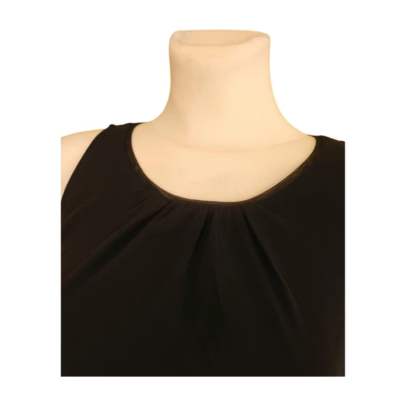 S.Oliver fekete ujjatlan női felső