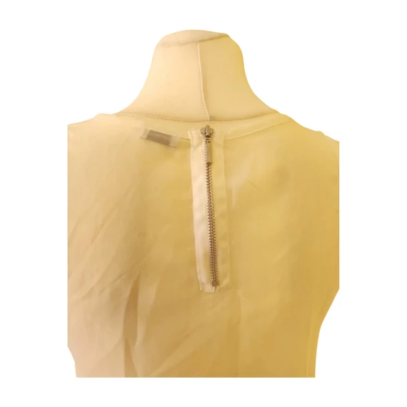 Pimkie tört fehér ujjatlan női felső