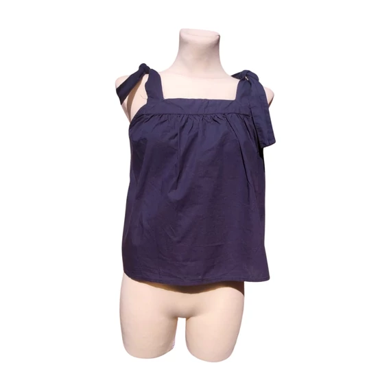 Mango sötétkék női nyári felső