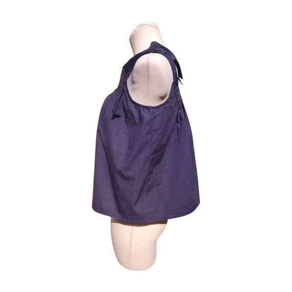 Mango sötétkék női nyári felső