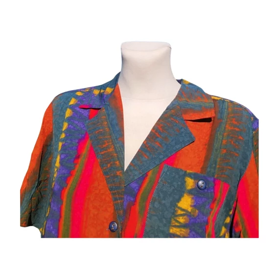 Taifun színes mintás női blúz