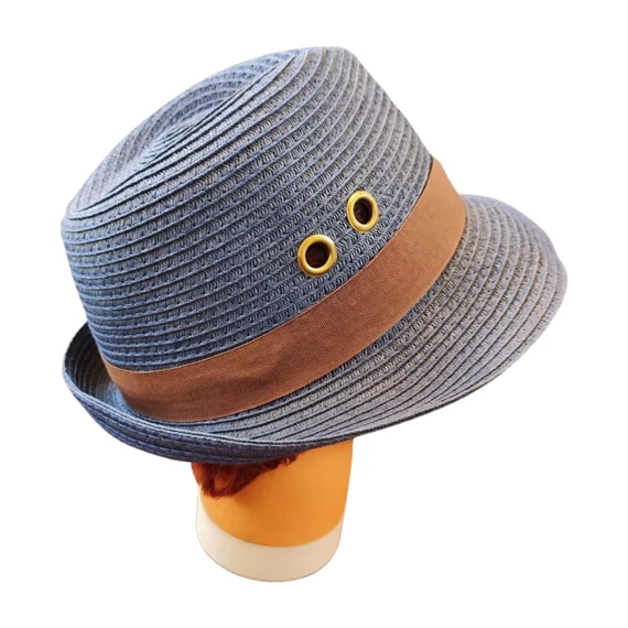 Atlas sötétkék férfi nyári kalap