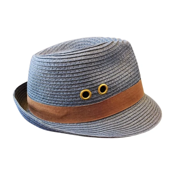 Atlas sötétkék férfi nyári kalap