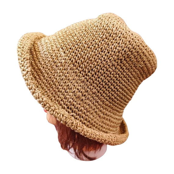 H&M bézs női horgolt nyári kalap