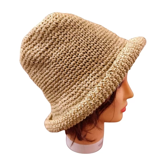 H&M bézs női horgolt nyári kalap