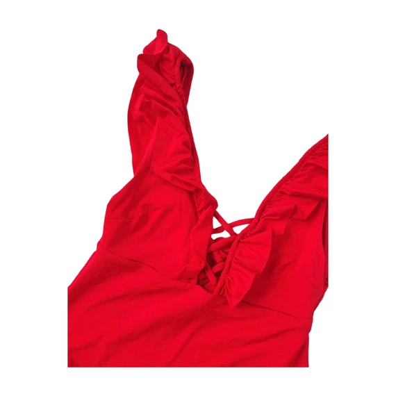 H&M piros női fürdőruha