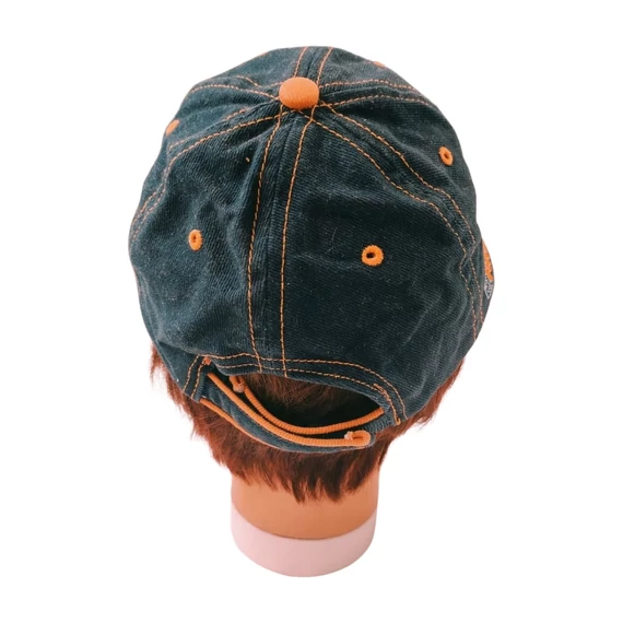 Sötétkék férfi farmer baseball sapka (méret: XL)