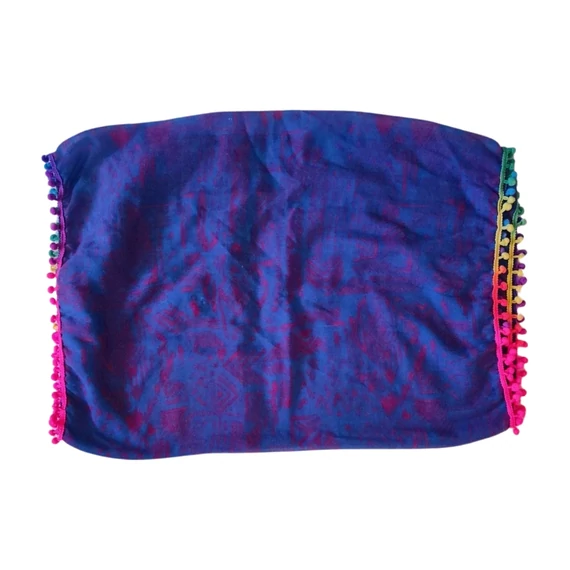 Carpisa kék bojtos női csősál