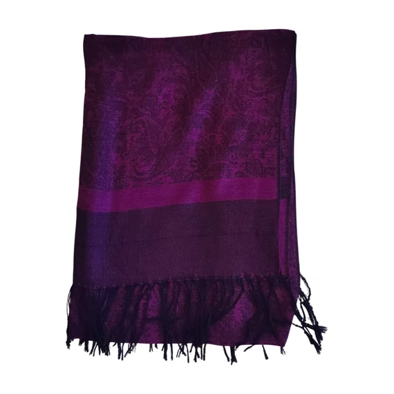 Lila női vékony sál