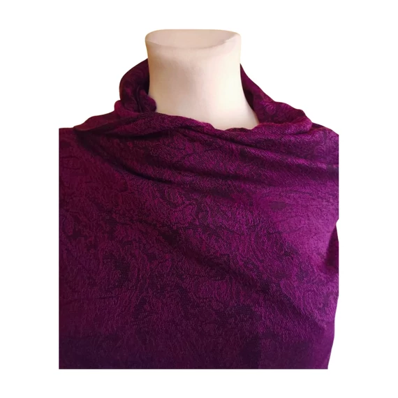 Lila női vékony sál