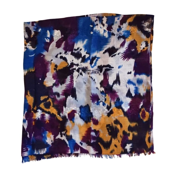 Lila mintás női sál