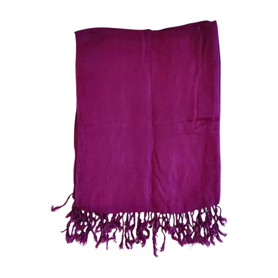 Pashmina lila női sál