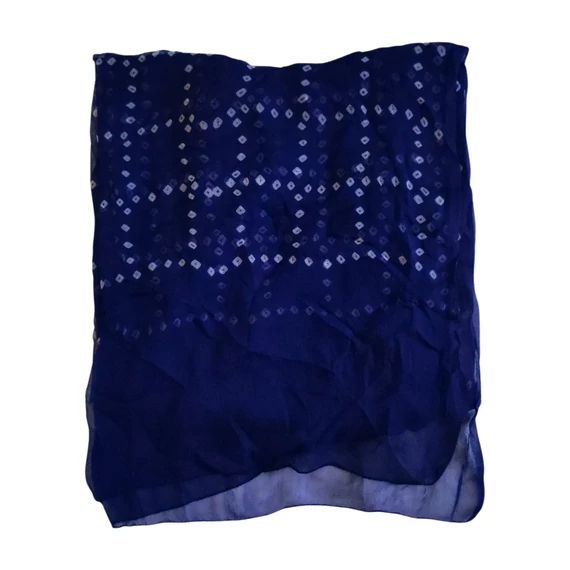 Sötétkék vékony női sál