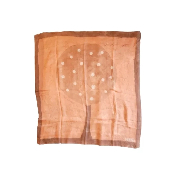 Rózsaszín fa mintás női kendő