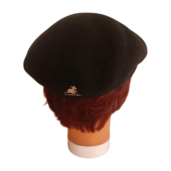 Kangol fekete férfi gyapjú svájcisapka