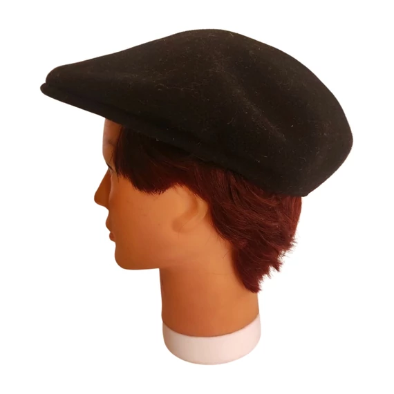 Kangol fekete férfi gyapjú svájcisapka