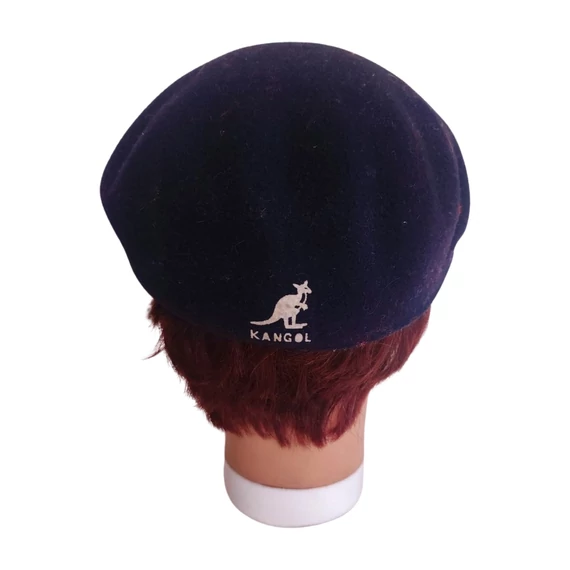 Kangol sötétkék férfi gyapjú svájcisapka