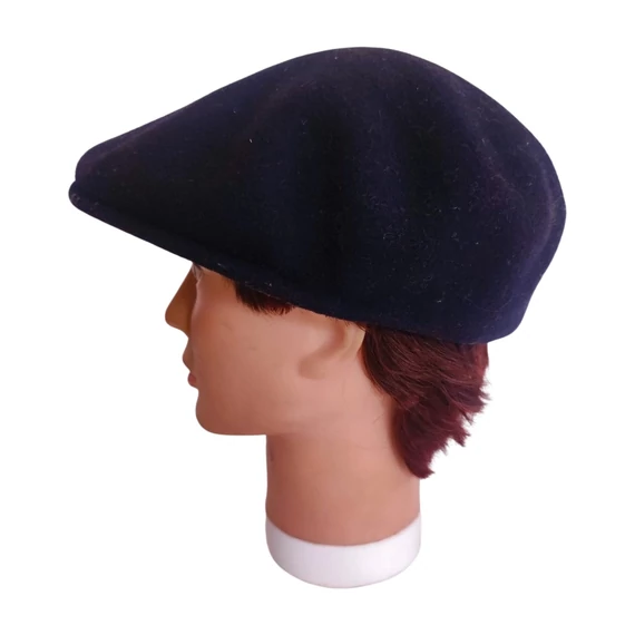 Kangol sötétkék férfi gyapjú svájcisapka