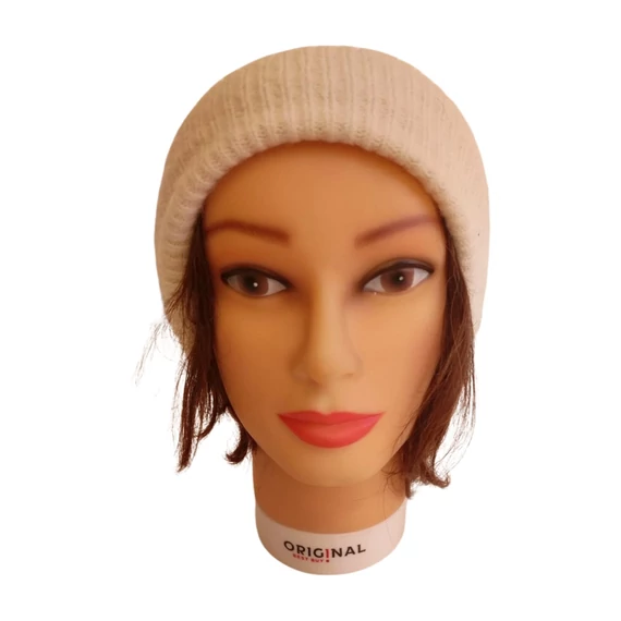 Tchibo fehér norvég mintás női sapka 