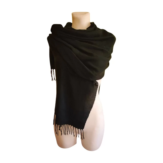 Fekete vékony női sál