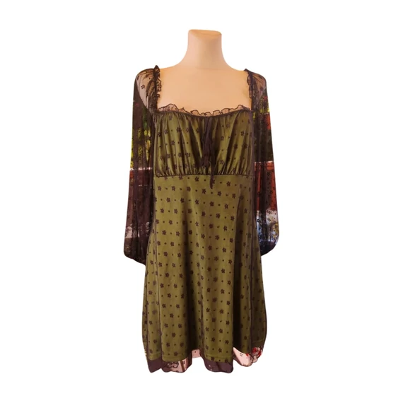 Cider zöld női hálóing