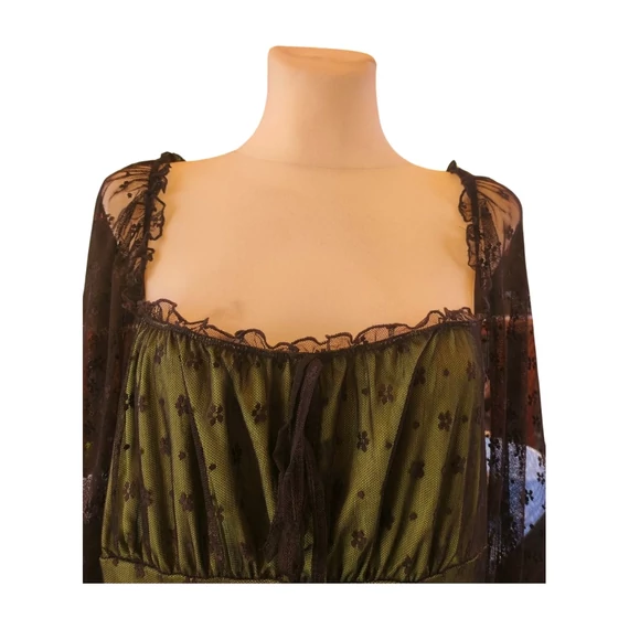 Cider zöld női hálóing