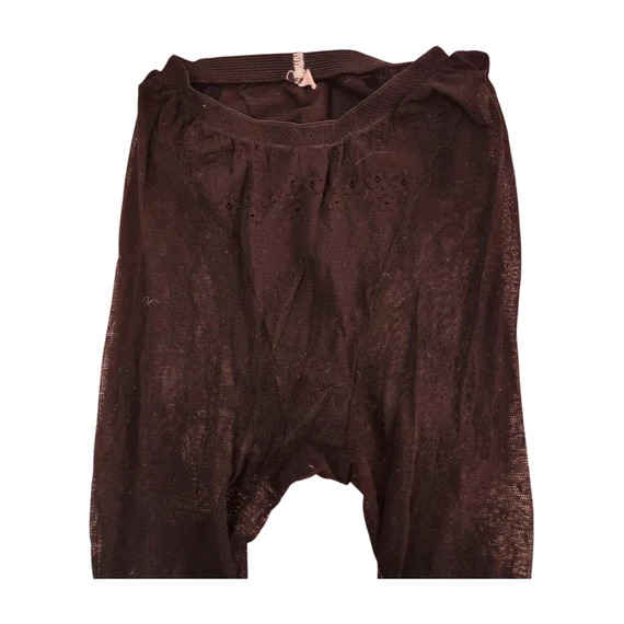 Fekete csipkés női harisnya