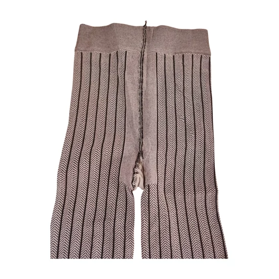 Szürke csíkos női harisnyanadrág