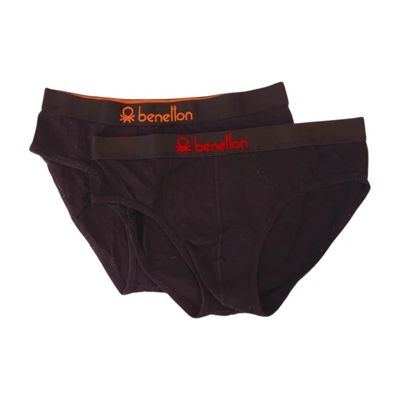 United Colors of Benetton fekete férfi alsó párban