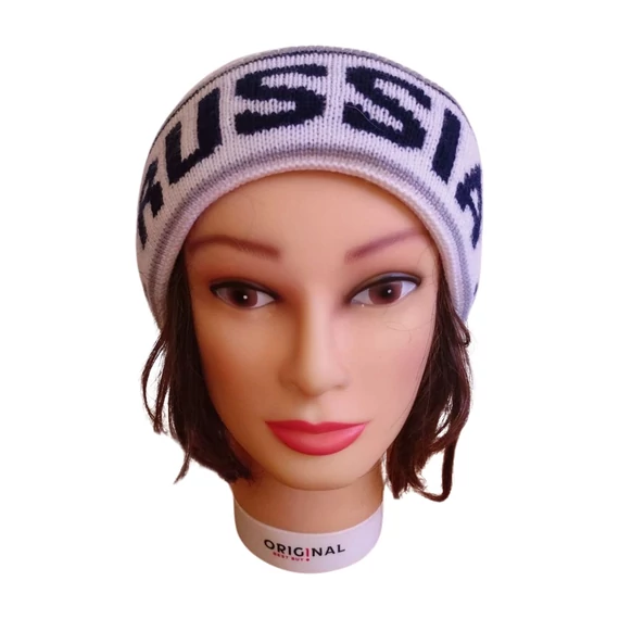 Fehér feliratos női sapka