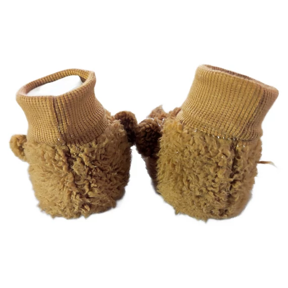 Barna macis puha talpú babacipő (méret: 19)