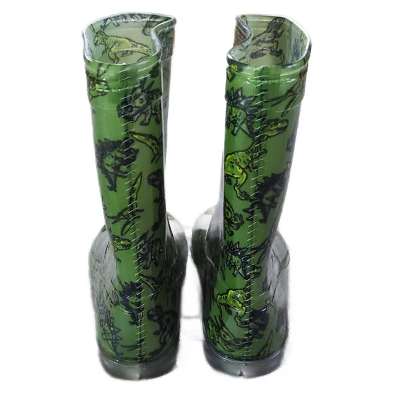 KIK zöld dínós gumicsizma (méret: 29)