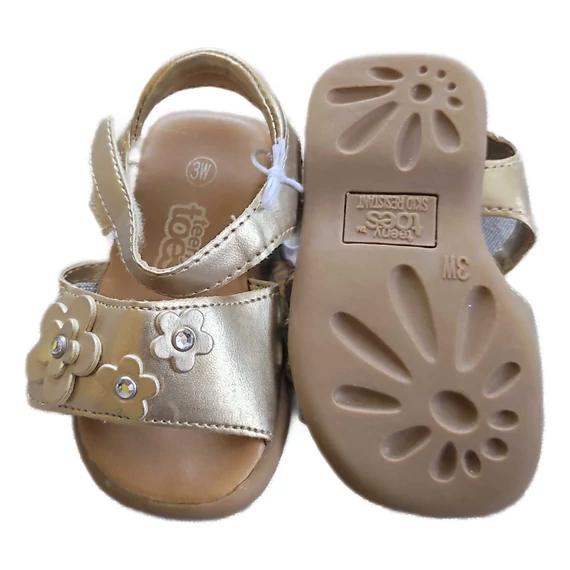 Teeny Toes arany színű kislány szandál (méret: 19)