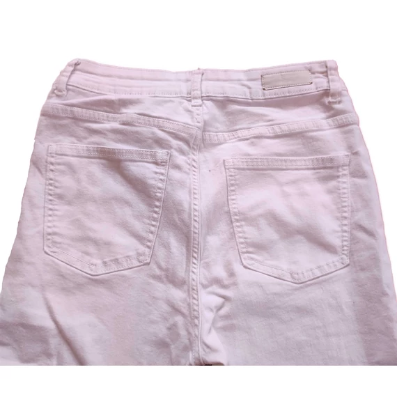 C&A fehér skinny nadrág (méret: S)