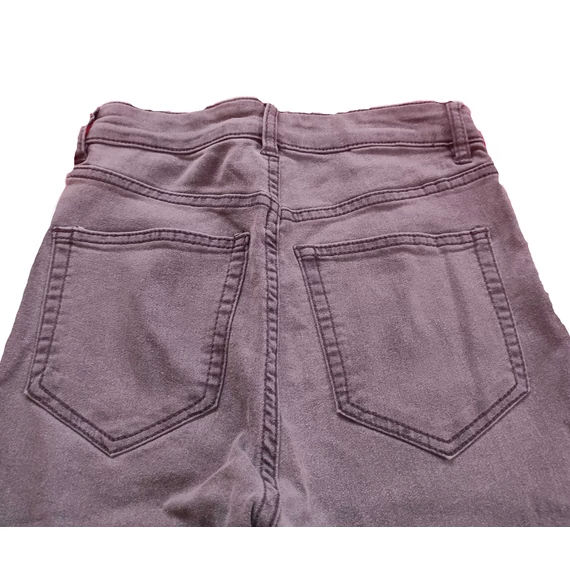 Pull & Bear szürke magas derekú skinny farmer (méret: 36)