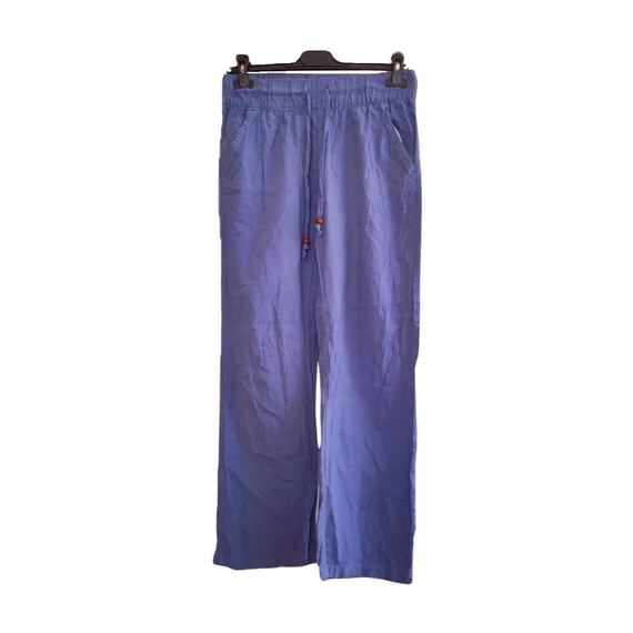 Janina kék női vászon nadrág 