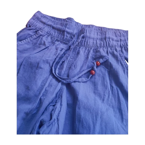 Janina kék női vászon nadrág 
