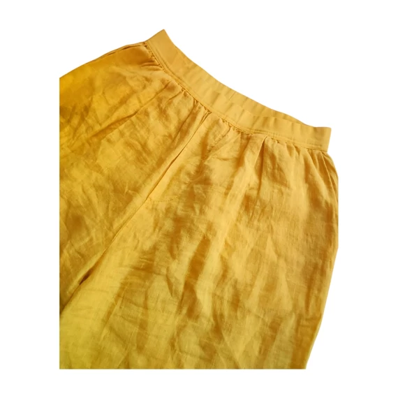 Motel sárga női vászon nadrág 